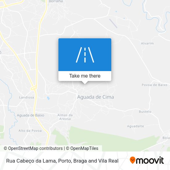 Rua Cabeço da Lama map