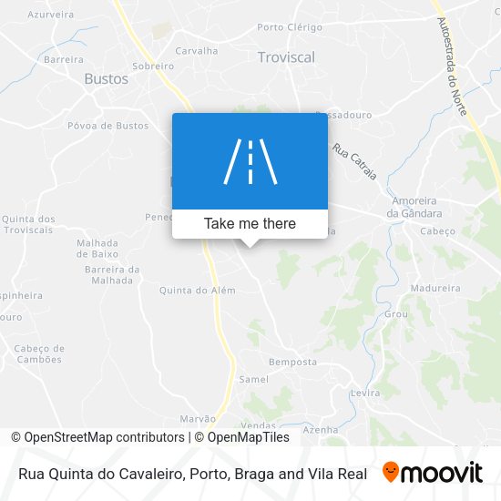 Rua Quinta do Cavaleiro mapa