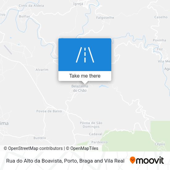 Rua do Alto da Boavista map