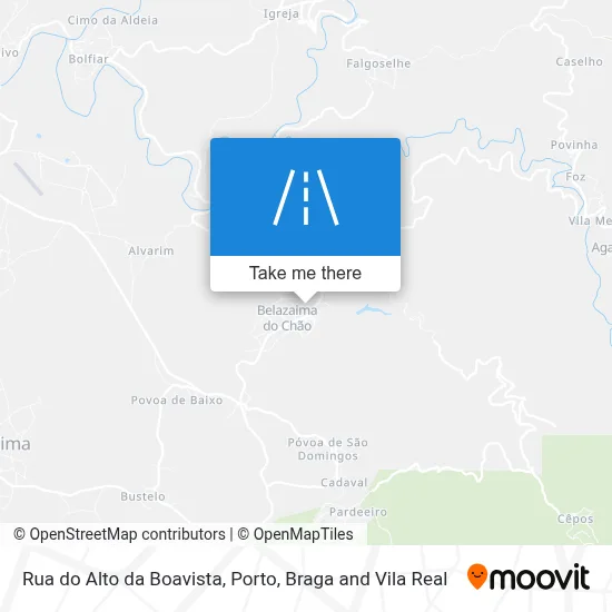 Rua do Alto da Boavista map