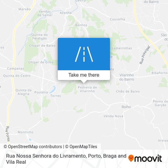 Rua Nossa Senhora do Livramento mapa