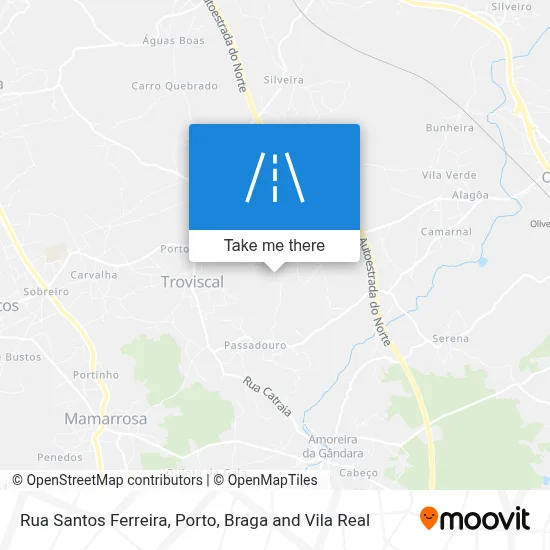 Rua Santos Ferreira map