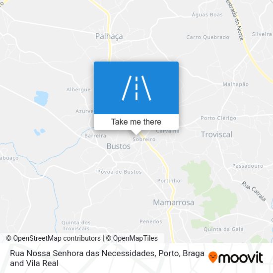 Rua Nossa Senhora das Necessidades map