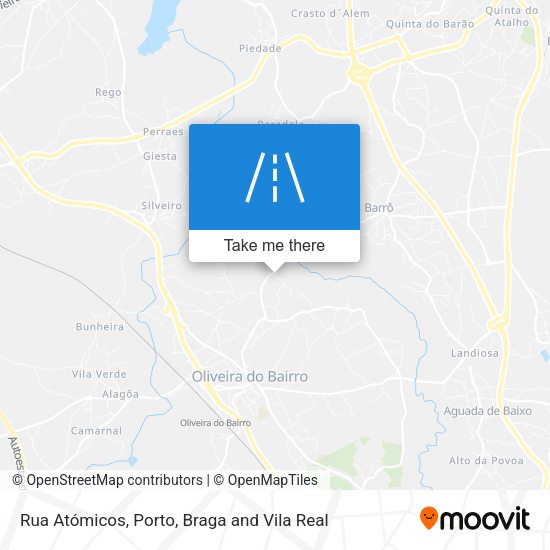 Rua Atómicos mapa