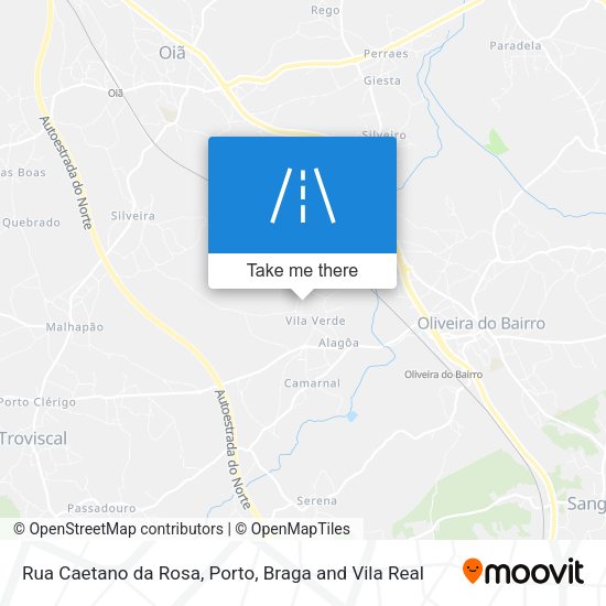 Rua Caetano da Rosa mapa