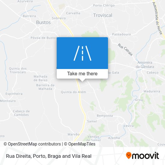 Rua Direita map