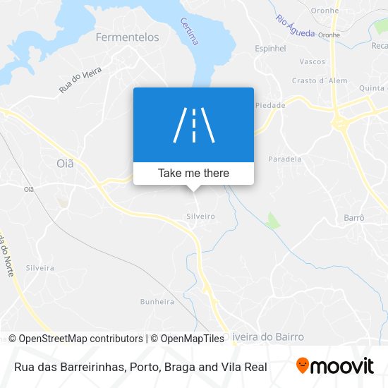 Rua das Barreirinhas mapa