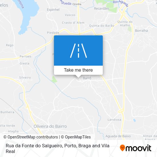 Rua da Fonte do Salgueiro mapa