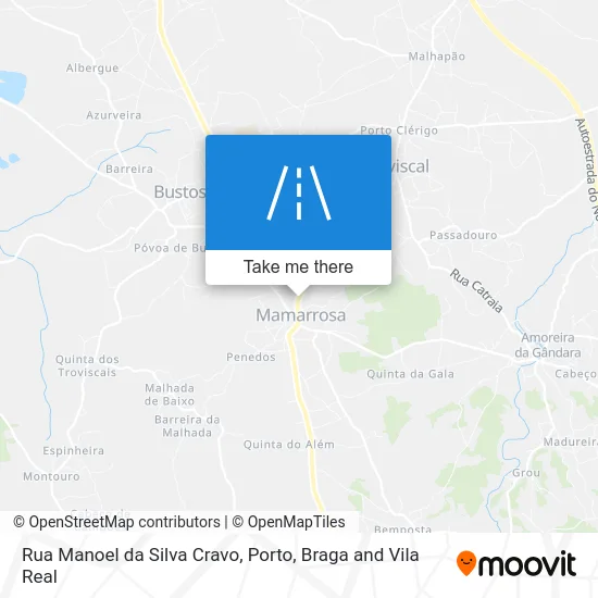 Rua Manoel da Silva Cravo map