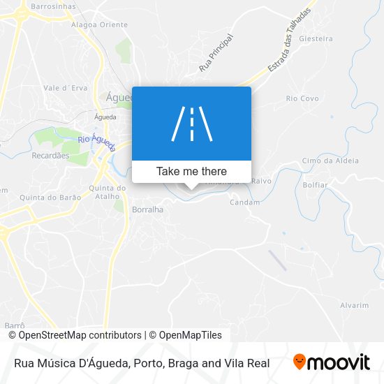 Rua Música D'Águeda map