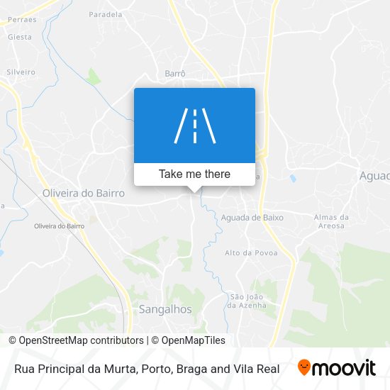 Rua Principal da Murta mapa