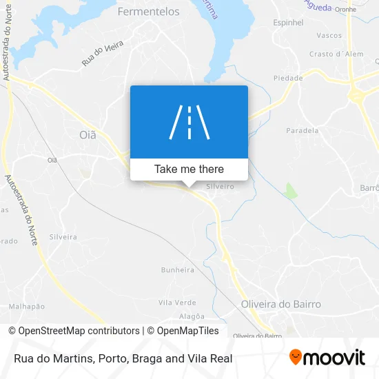 Rua do Martins map