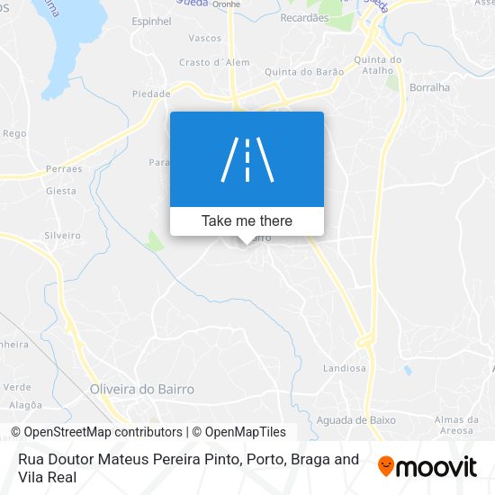 Rua Doutor Mateus Pereira Pinto mapa