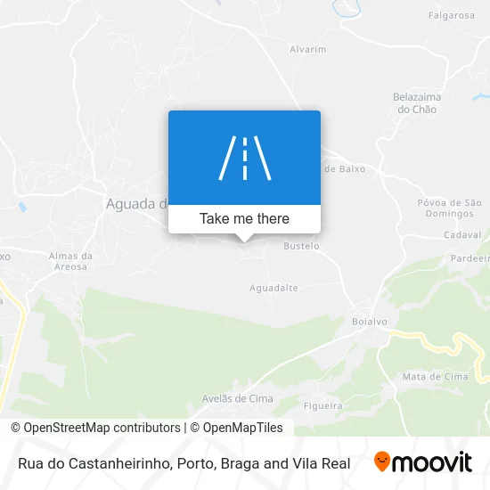 Rua do Castanheirinho map