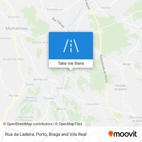 Rua da Ladeira map