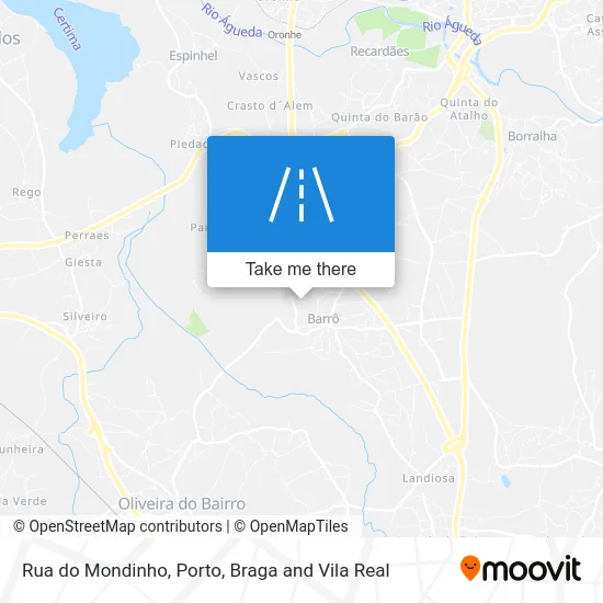 Rua do Mondinho map