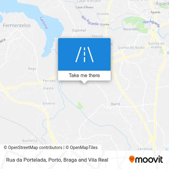 Rua da Portelada map