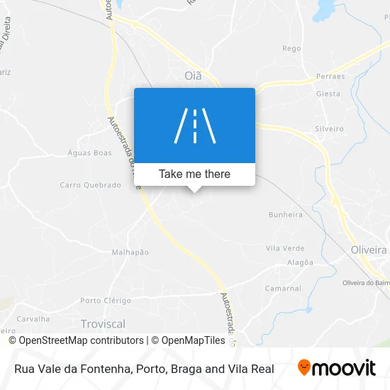 Rua Vale da Fontenha map