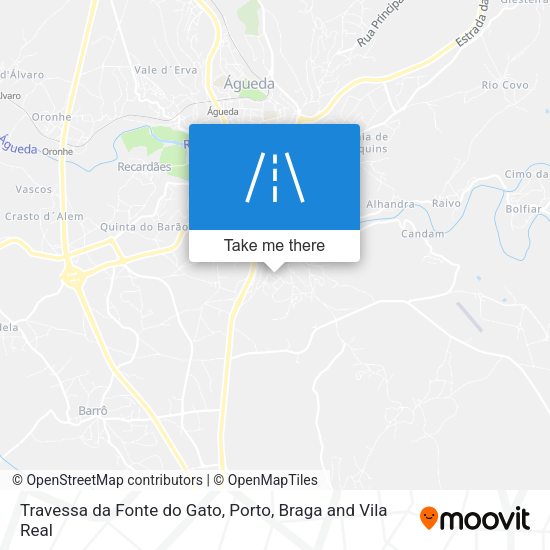 Travessa da Fonte do Gato mapa