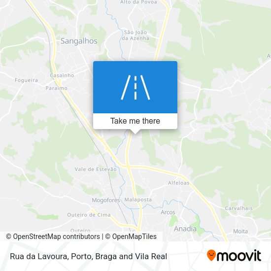 Rua da Lavoura map