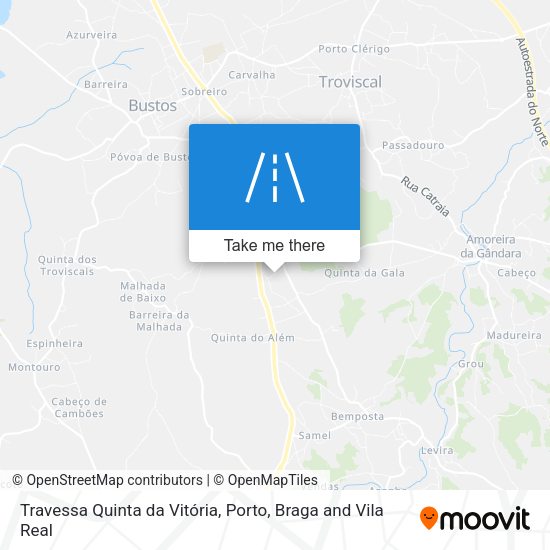 Travessa Quinta da Vitória map