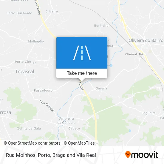 Rua Moinhos map