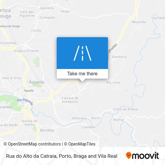Rua do Alto da Catraia mapa