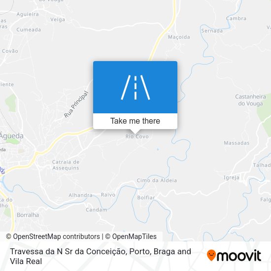 Travessa da N Sr da Conceição mapa