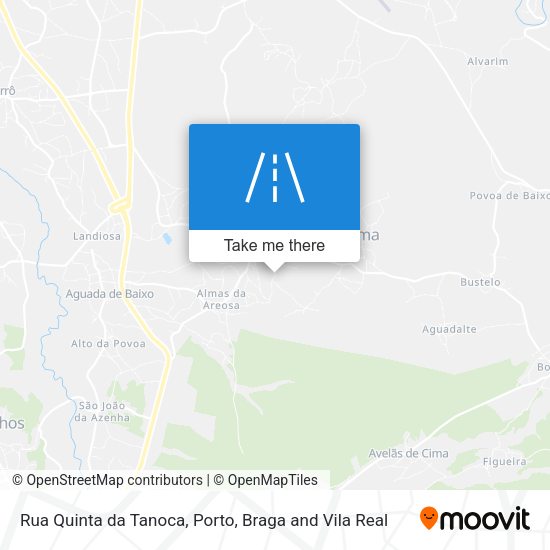 Rua Quinta da Tanoca mapa