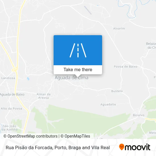 Rua Pisão da Forcada map