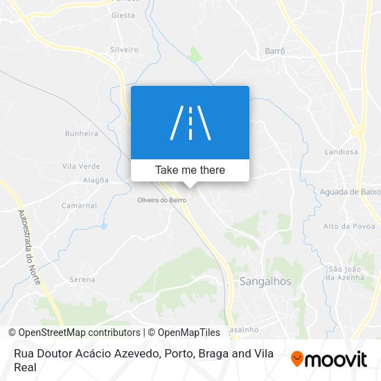 Rua Doutor Acácio Azevedo mapa