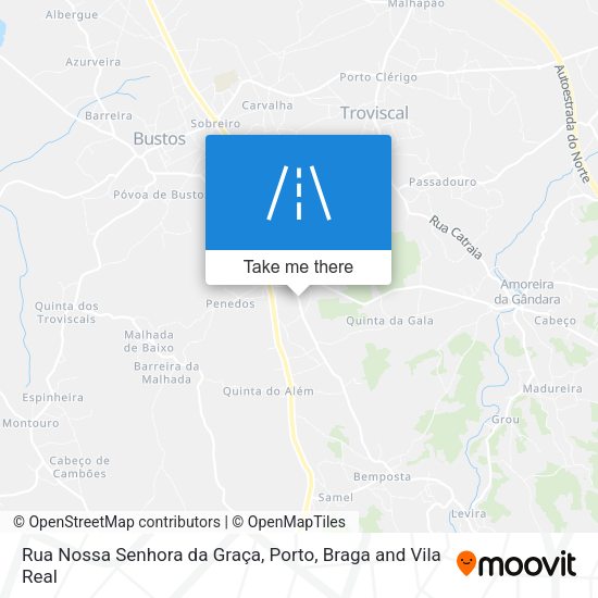 Rua Nossa Senhora da Graça mapa