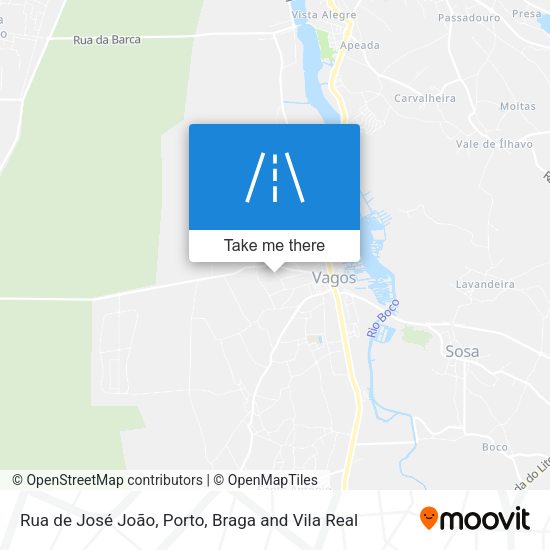Rua de José João map
