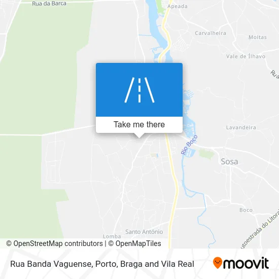 Rua Banda Vaguense map