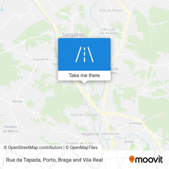Rua da Tapada map