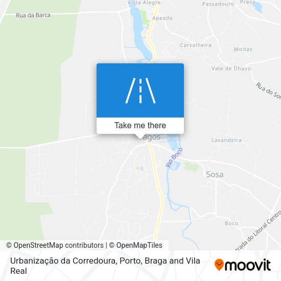 Urbanização da Corredoura mapa