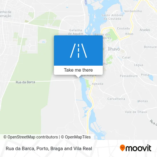 Rua da Barca map