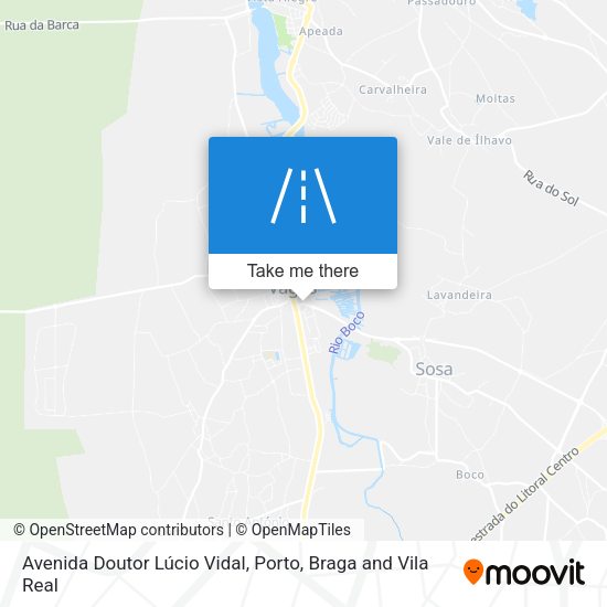 Avenida Doutor Lúcio Vidal map