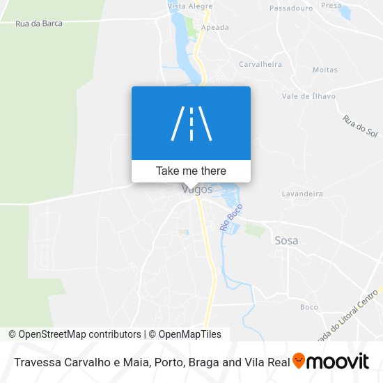 Travessa Carvalho e Maia map