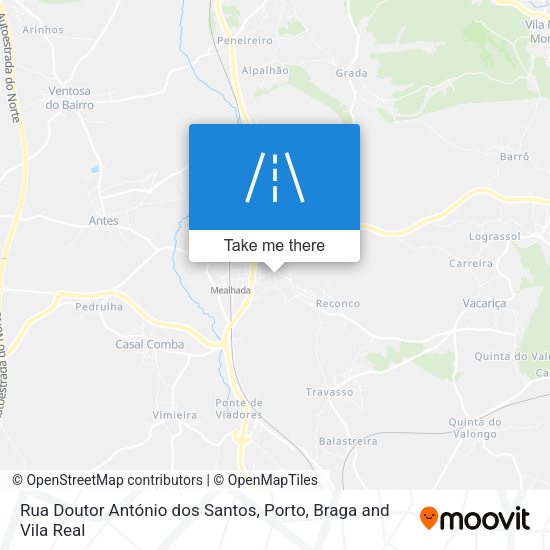 Rua Doutor António dos Santos map