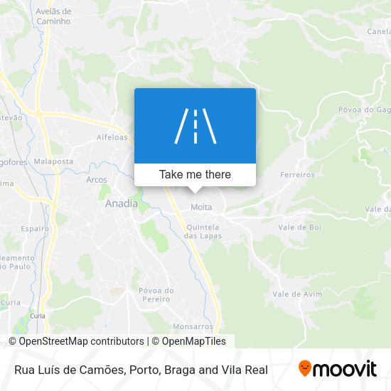 Rua Luís de Camões map