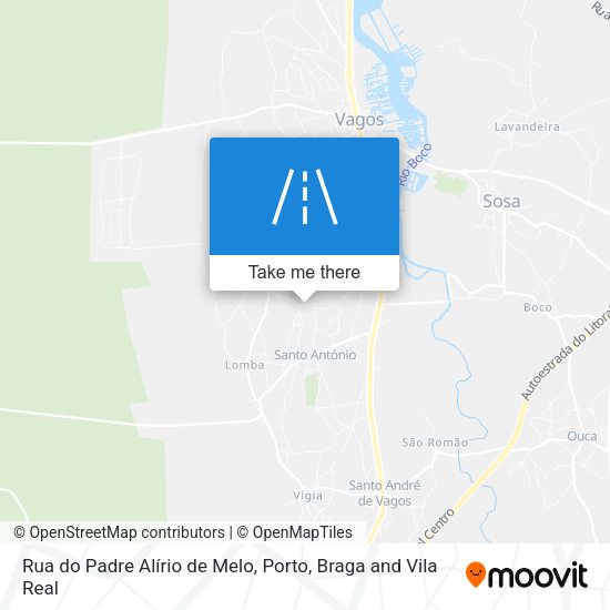 Rua do Padre Alírio de Melo map