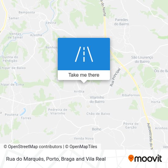 Rua do Marquês mapa