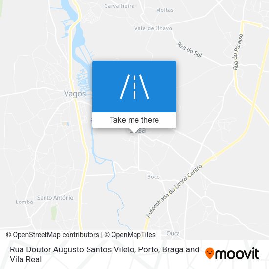 Rua Doutor Augusto Santos Vilelo mapa