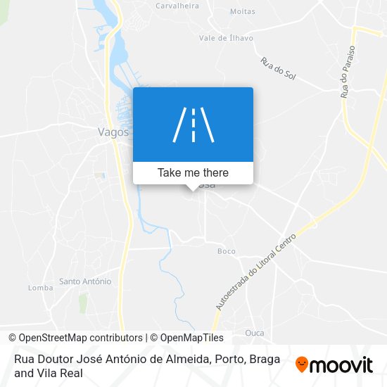 Rua Doutor José António de Almeida map
