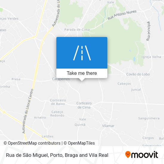 Rua de São Miguel map