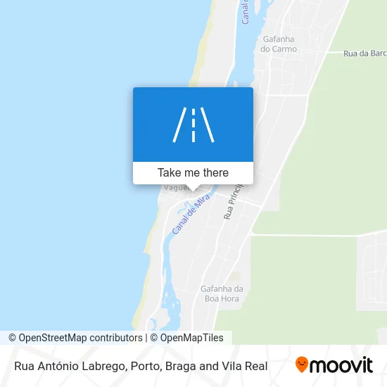 Rua António Labrego map