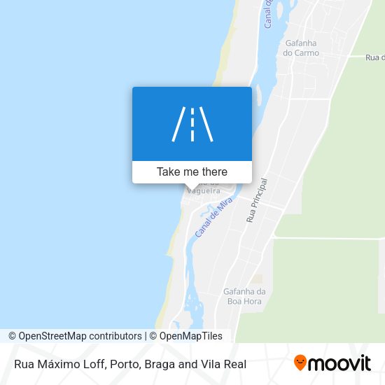 Rua Máximo Loff mapa