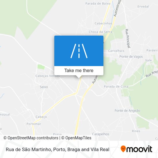 Rua de São Martinho map