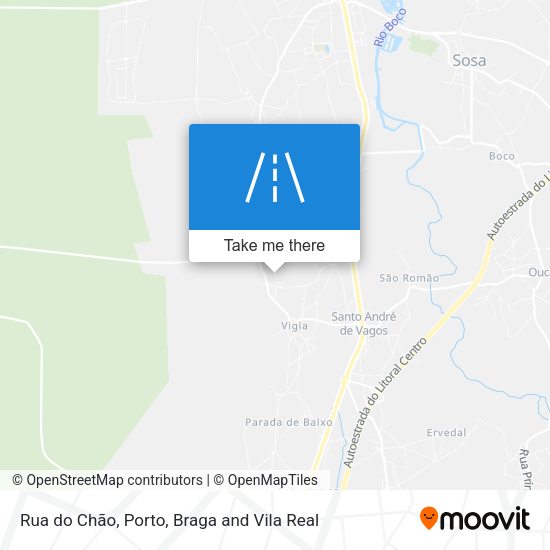 Rua do Chão mapa